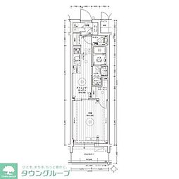 名古屋臨海高速あおなみ線 ささしまライブ駅 徒歩8分の賃貸マンション 7階1DKの間取り