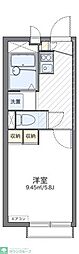 レオパレス瑞穂汐路 2階1Kの間取り
