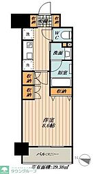 名古屋市営桜通線 丸の内駅 徒歩4分の賃貸マンション 6階1Kの間取り