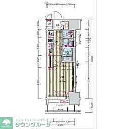 名古屋市営桜通線 太閤通駅 徒歩2分の賃貸マンション 11階1Kの間取り