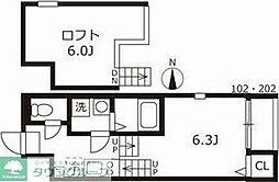 名古屋市営桜通線 鶴里駅 徒歩7分の賃貸アパート 1階1Kの間取り
