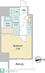 名古屋市営鶴舞線 鶴舞駅 徒歩6分の賃貸マンション 5階1Kの間取り