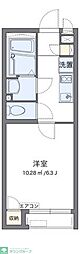 クレイノグリーンミズホ 1Kの間取図画像
