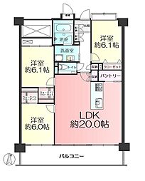 間取図画像 3LDK