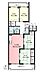 間取り：4LDK、専有面積81.47m2、バルコニー面積13.57m2