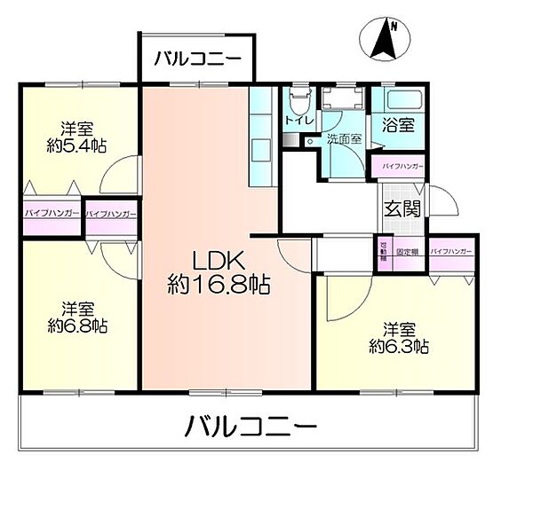 間取りを拡大表示