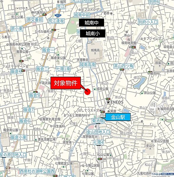 地図を拡大表示