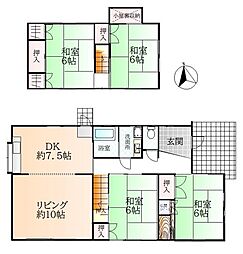 太宰府市青山2丁目 4LDKの間取り