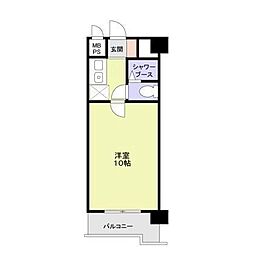 スミノ藤沢 1Kの間取図画像