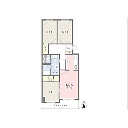 間取図画像 3LDK