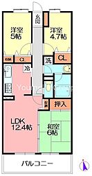 間取図画像 3LDK