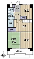 めぐみビル 3DKの間取図画像