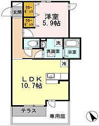 間取図画像 1LDK