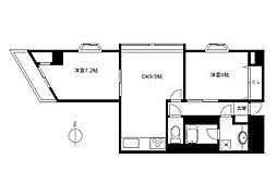 間取図画像 2DK