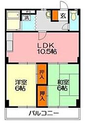 間取図画像 2DK