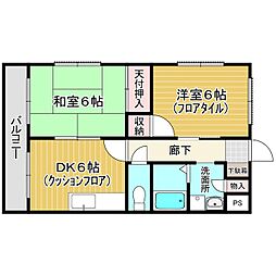 間取図画像 2DK