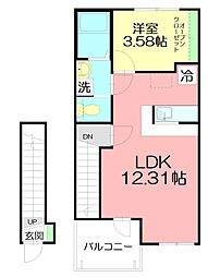 間取図画像 1LDK
