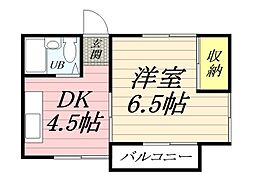 間取図画像 1DK