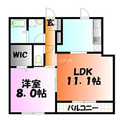 ヘーベルメゾン湘南・辻堂 1LDKの間取図画像
