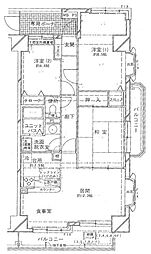シーサイド片瀬江ノ島 3LDKの間取図画像