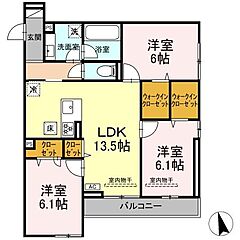物件の間取り