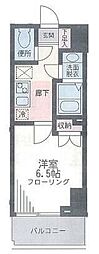 TheParkcross藤沢 1Kの間取図画像