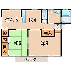 間取図画像 3K
