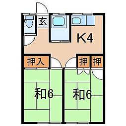 間取図画像 2K
