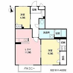 物件の間取り