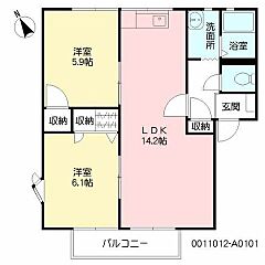 物件の間取り