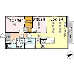物件の間取り