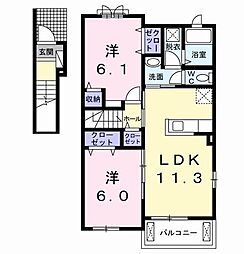 JR日豊本線 朽網駅 バス5分 宇土下車 徒歩4分 2階/-
