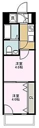オリエントビルNo.47プロジェクト2100 2Kの間取図画像