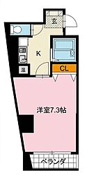 リモージュ野上 1Kの間取図画像