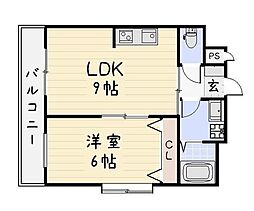 DP.チャペルコンサート 1LDKの間取図画像