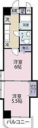 木下鉱産ビル 2Kの間取図画像
