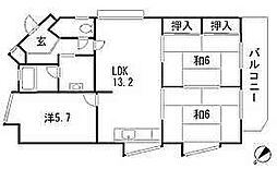 北九州都市モノレール小倉線 片野駅 徒歩7分 2階/-