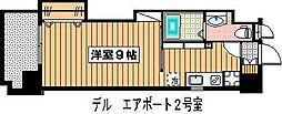 プレステージデルエアポート 1Kの間取図画像