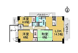間取図画像 3LDK