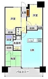 サンパーク年見町ネクシア 3LDKの間取図画像