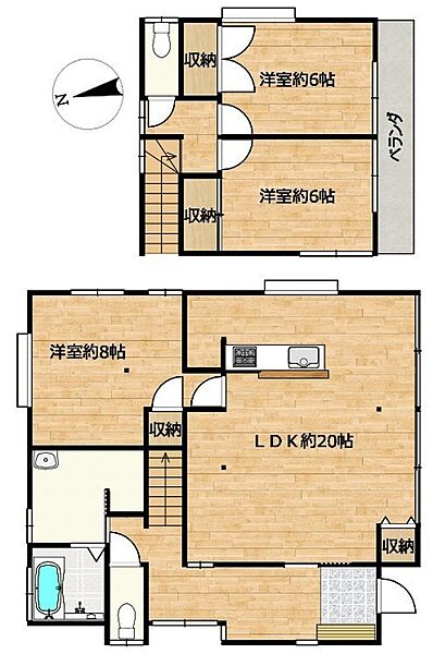 間取りを拡大表示