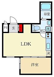 間取図画像 1LDK