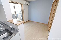 ウィンドヒル御殿山II 1階1DKのリビング/ダイニング