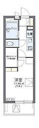 レオパレスドリームハウス枚方 1Kの間取図画像