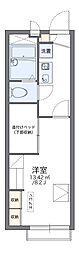 レオパレス寺嶋A 1Kの間取図画像
