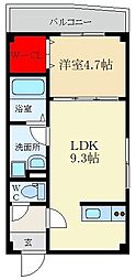 MAVERICK MAKINO 1LDKの間取図画像