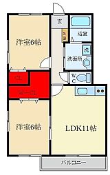 シス・メゾン 2LDKの間取図画像