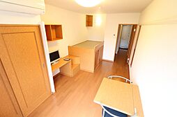 レオパレスフラワーヒルズ 1階1Kのリビング/ダイニング