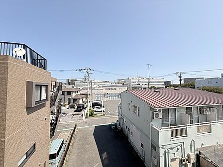 住戸からの眺望（キッチン側）撮影