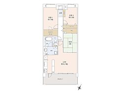 ライオンズグローベル逗子の丘 3LDKの間取図画像